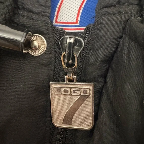 Vintage 90s Logo 7 Boston Bruins NHL Full Zip Hooded Jacket - Picture 8 of 11